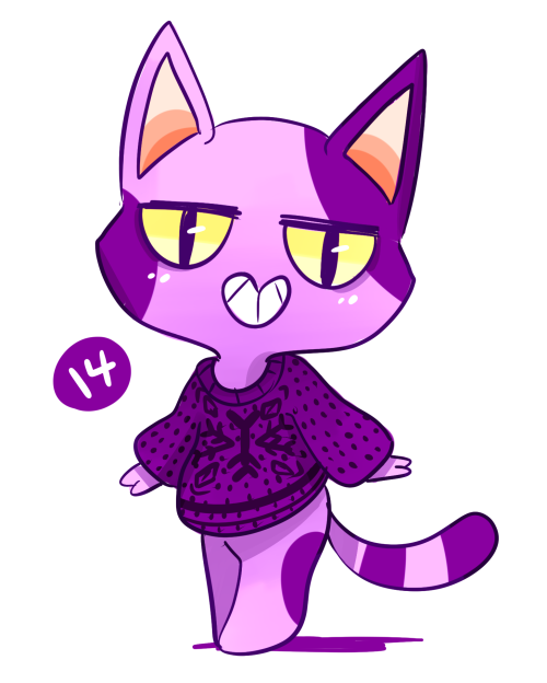 lollibeepop:Huevember Day 14!I just bought this super purple festive sweater! So I drew Bob wearing 