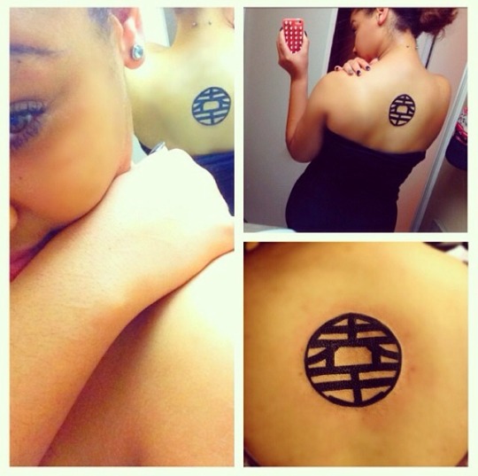 dbz symbol tattoo