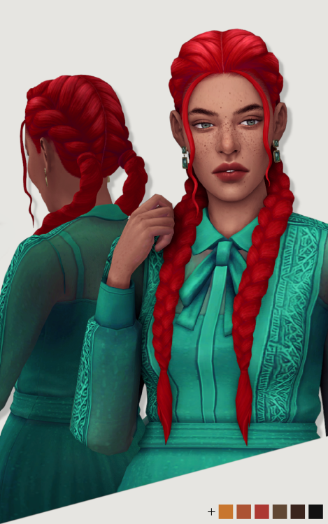 @luutzi | Desdemona | female hairEA mesh editMaxis paletteBGChat compatiblepolycount: 17k/14ktwo sta