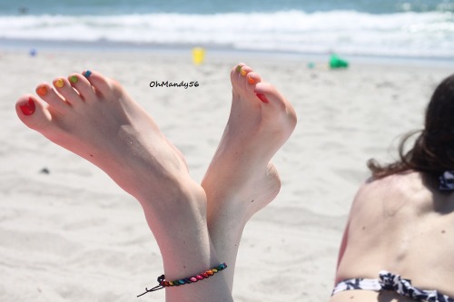 rainbow toes