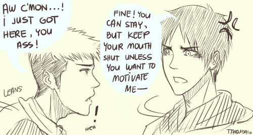 tatsudai:  never doubt jean when it comes to comebacks… probably? (full view pls :D)