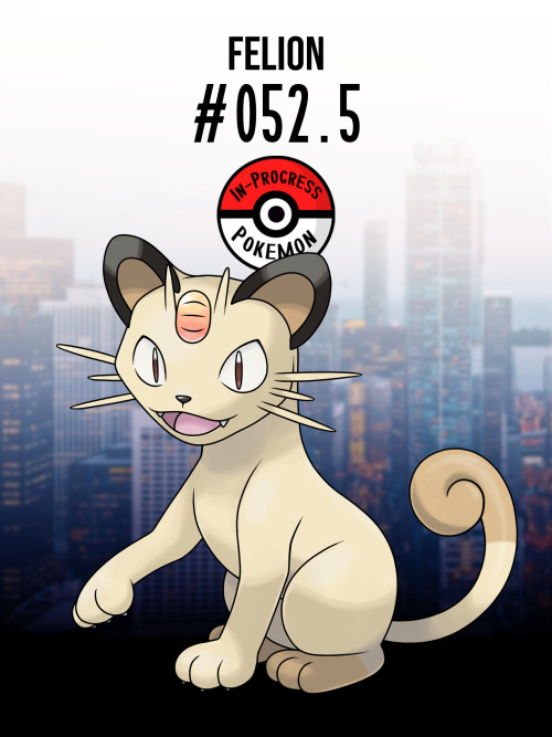 #052.5 - Meowth tend to live in urban areas, where they wander the streets at night in search of foo