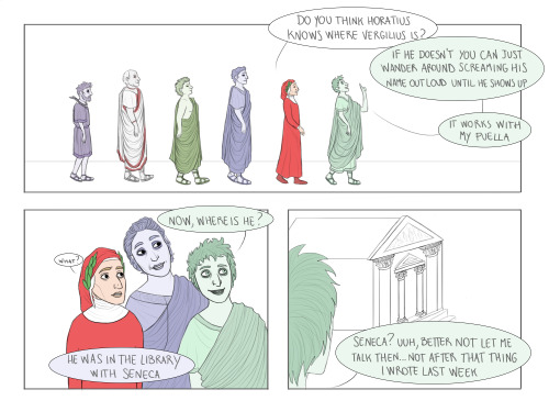 The Dead Romans Society - Page 6&lt;&lt;Previous&gt;&gt;Next*Note: About Catullus&rsquo; joke: O for