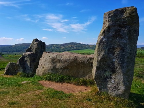 Tomnavrie Recumbent Stone Circle, nr Garland, Scotland, 28.5.18. A stunning recumbent stone circle o