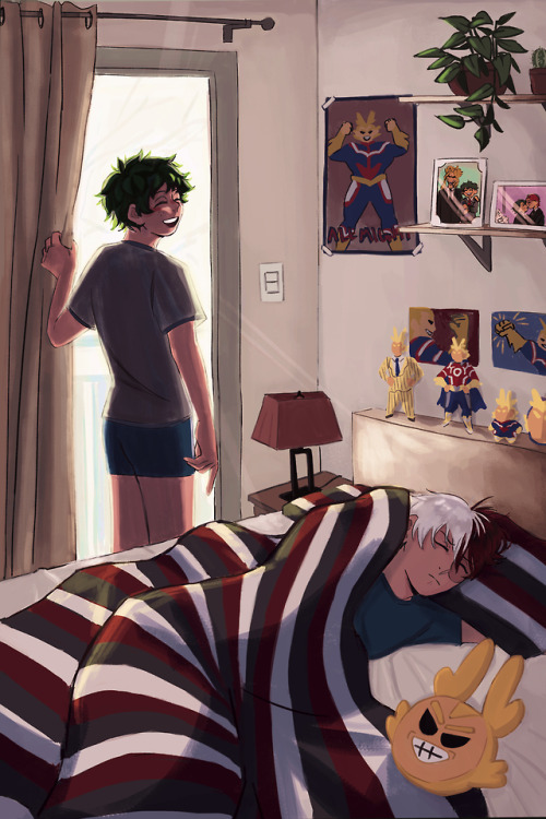Here is my piece for the @tododekuworldszine!!! as well as my charm design✨✨This was such a fun proj