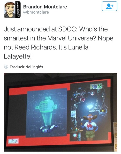 princessamericachavez: Lunella Lafayette, a black young woc, is officially the smartest person in t