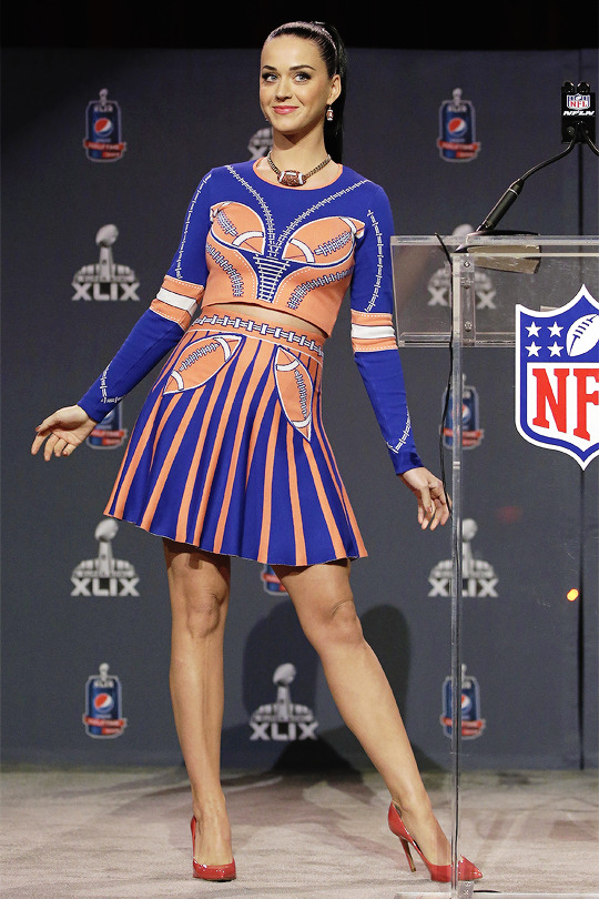 iheartkatyperry: Super Bowl Halftime Show Press Conference - 01.29  