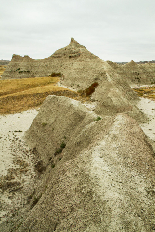 a giant sleeping dragon or just a rock formation in Badlands