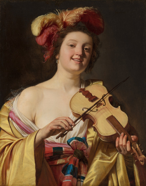 oncanvas:The Violin Player, Gerrit van Honthorst, 1626Oil on canvas84.5 x 66.1 cm (33.27 x 25.98 in.