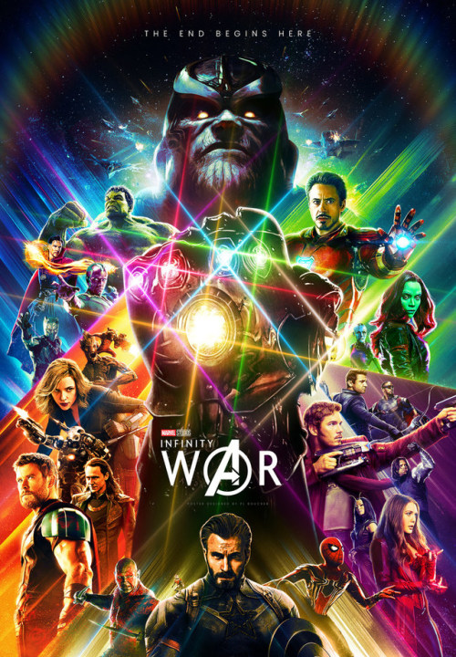 supermoviemaniac:  THE BEST INFINITY WAR FANART EVER!  I usually refrain from posting fan-made posters, but this was just too awesome! Job well done, ‘themadbutcher’, this could pass as the official poster! Clearly inspired by the classic “Infinity