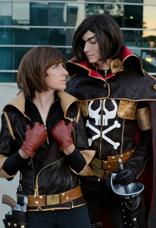 A little fanservice ~Im cosplaying Harlock Danna cosplaying Yama Visit me on facebook! www.faceboo