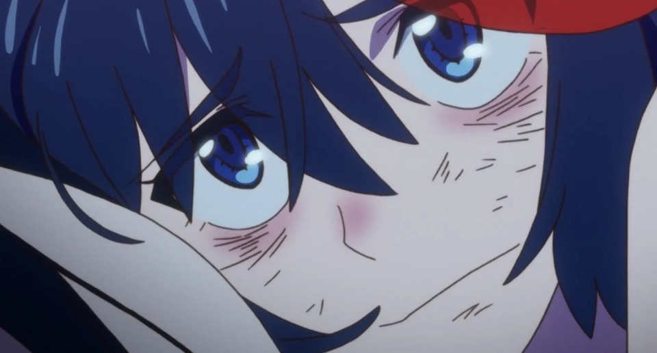 the-grooviest-groove:  Satsuki &amp; Ryuko looking at each other: Episode 1 vs