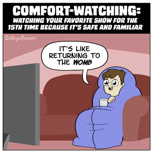 forlackofabettercomic:Binge-watching isn’t your only option anymore!