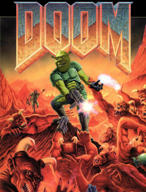 Leaked cover art for Doom 4