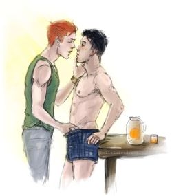 belleluisedraws:  For all who need a little sunshine (on their OTP ..)