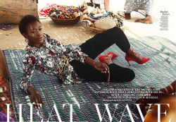 nicnakz:   Betty Adewole for Marie Claire October 2015  Photography by Waheed Wale 