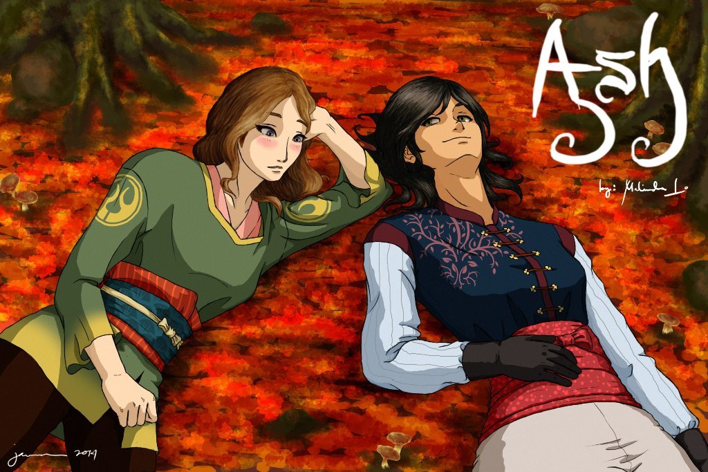 yurishippingco:  I tried to draw Aisling and Kaisa from Ash by malindalo because