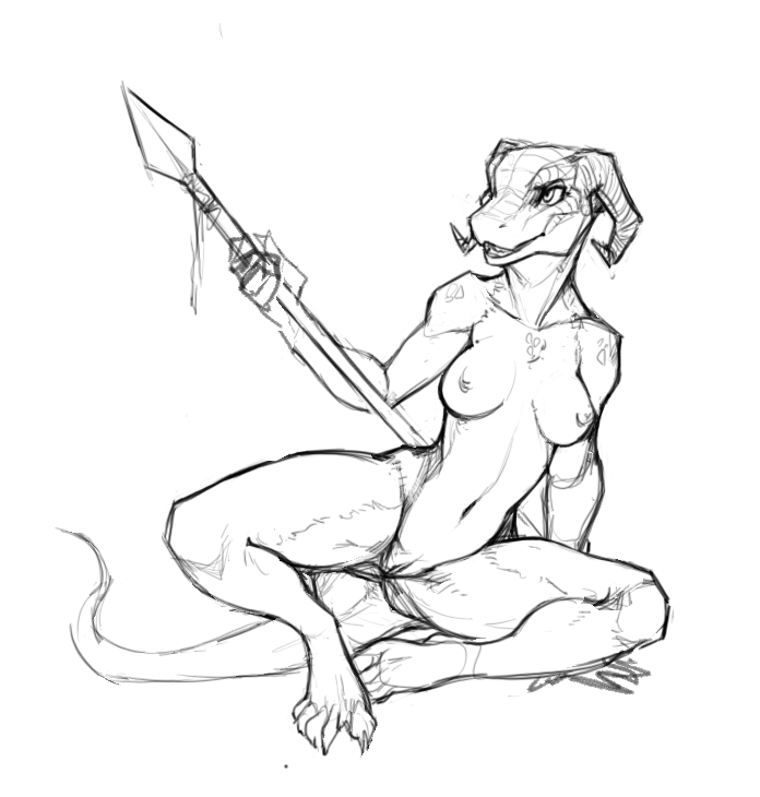 guoh-art: a bit of doodling nude Vetra Nyx, I am pleased.