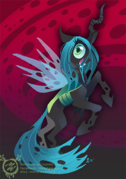 mmishee-art:   Queen Chrysalis  