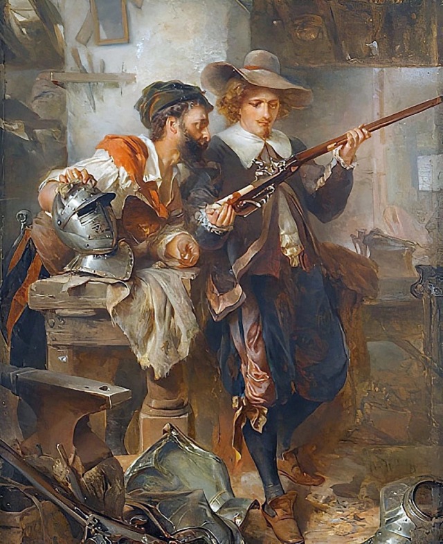 viktor-sbor:Robert Alexander Hillingford (British, 1828 - 1904)-&ldquo;I vapensmedjan&rdquo;
