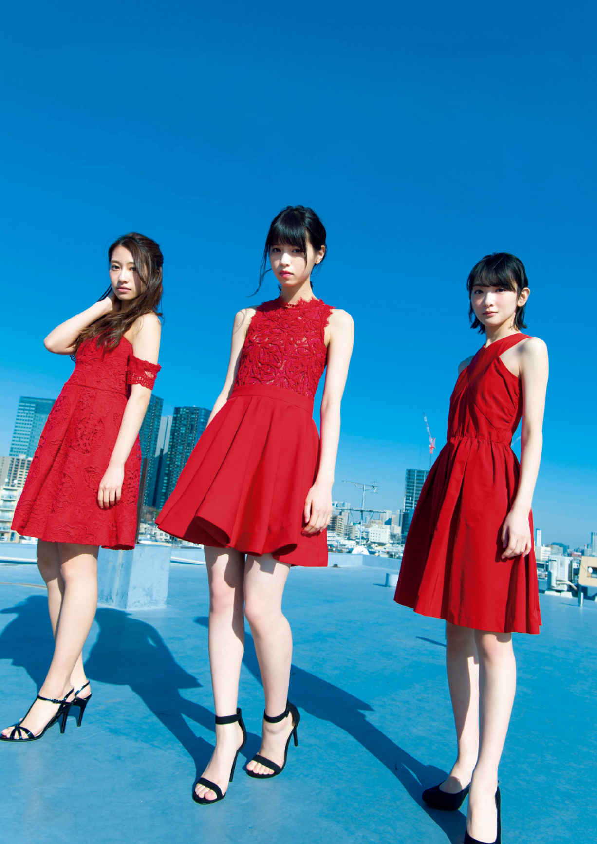 46pic:     Nanase Nishino × Reika Sakurai × Rina Ikoma - FLASH 