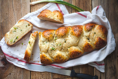 Sex food52:A scallion pancake and a loaf of challah pictures