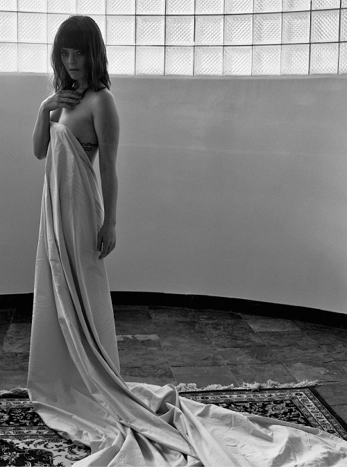 creativerehab:  Bedsheet robe. Lo-res 120 film scan. 