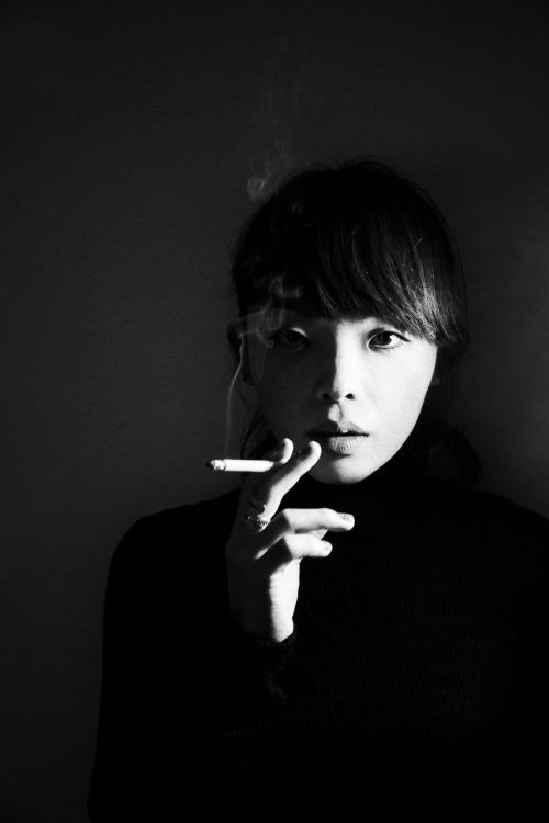 gacougnol:Hibiki TokiwaThe Girl Who Always Smoke