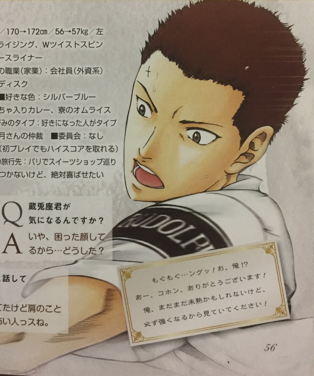 Imperfekti Perfect Fanbook 23 5 Tezuka Kunimitsu S Profile Imperfekti Perfect Fanbook 23 5 Tezuka Kunimitsu S Profile