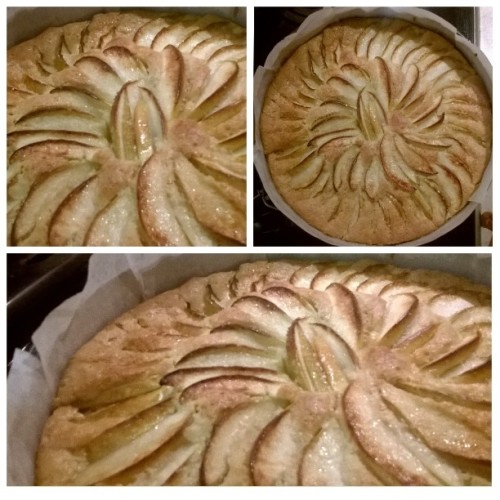 Apple pie… Italian style! Technically it’s a “water cake”. No eggs, no butt