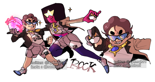 rorlrorl: rorlrorl: SU×Pokemon Gym leaders! (1) Go go! Steven! Go go! Cystal Gems!  DO NO