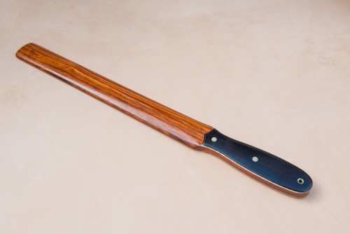 A new toy from my wood-shop for a lady friend to use in her wood-shed!20″ long Pau Rosa w