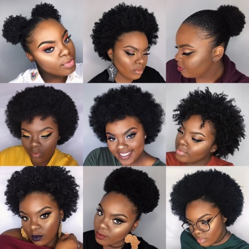 ardnale:  joynavon:  Switch up and remain the same me.  (Tutorials up on all these styles) YouTube | JoyNavon  My heart