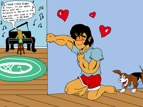 Carrie Singing A Song As Distraction, When Brick Heard From Outside And Fell In Love For Her Voice, Benji