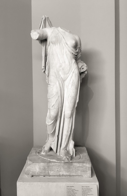 lady-iwilltouchyouwithmymind: Statue of Aphrodite. This is one of the best copies of the “Louv