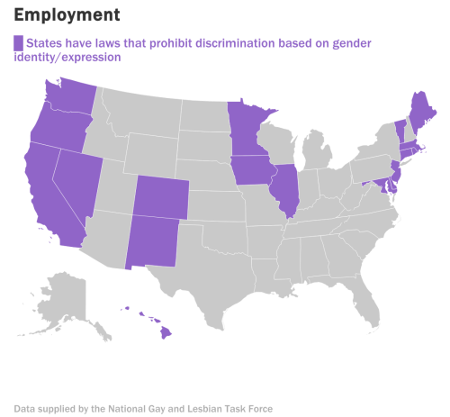 outforhealth:  Teaming up with the National Center for Transgender Equality, Vocativ built a state-by-state map of transgender rights across the country. While we are making progress, there’s still a long way to go. Click through for maps of hate crimes