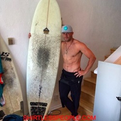 shirtless-people:  New England Patriots Julian Edelman shirtless holding a surfing board  http://ift.tt/2rr09j2