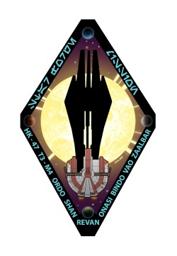 thefezwearingsaiyan:  Star Wars: Knights of the Old Republic “Star Forge Mission” patch design by @thefezwearingsaiyan 