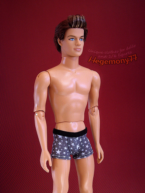 Ken doll in custom made boxer briefs mens - Buy one-sixth scale