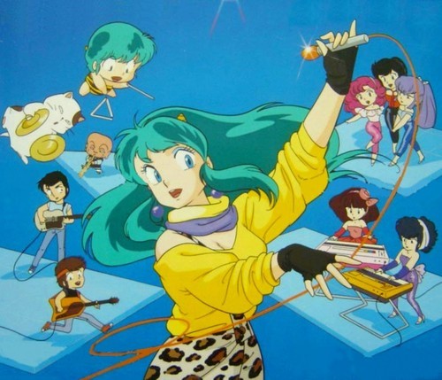 accioharo:  You might think something is totally 80s, but it will probably never be as 80s as the official art from Urusei Yatsura:        