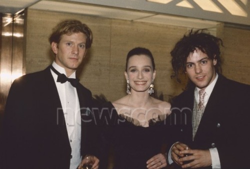 justbecause05:1-2. London, UK. James Wilby, Kristin Scott Thomas and Rupert Graves at an event promo