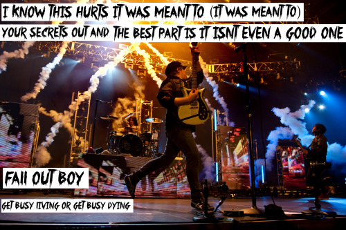 Fall out boy ~ Get Busy Living Or Get Busy Dying ~