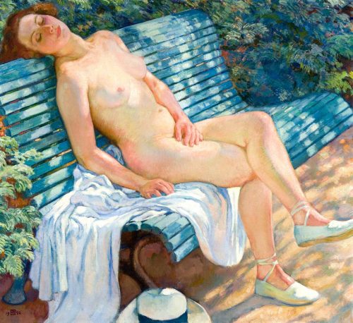 artiebagagli: Théo Van Rysselberghe - Le modèle assoupi (1924) How lovely. This is what we need to s