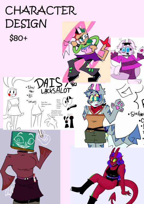 BRAND NEW COMMISSIONS POST! they are SEMI-OPEN, which means i’ll likely only take a few at a time.