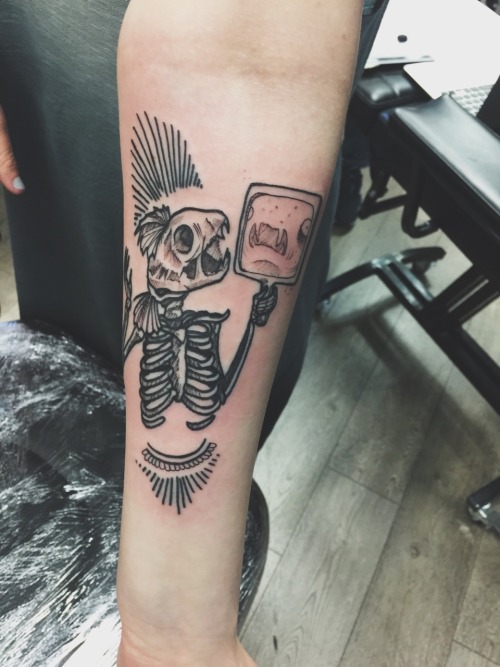 ariabacon: Baby’s first tattoo :’) Done by Feca at Dublin Ink, design is by musterni-ill