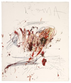 paintedout:   Cy Twombly, Untitled (Roma),