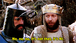 samwiseg:My Favorite Movies (in no particular order) - Monty Python and the Holy Grail“On second tho