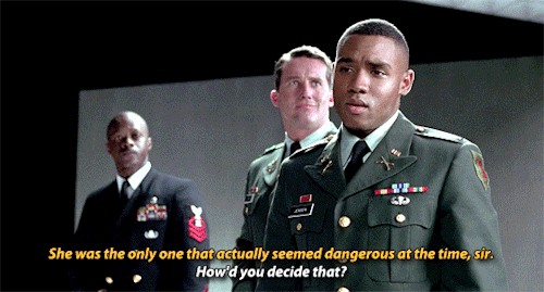 insanity-keeps-things-fun: closet-keys:  stream: Men in Black (1997) dir. Barry Sonnenfeld I use this scene to explain implicit bias to people. his first instinct is to assume the aliens are violent and the girl is innocent, but instead of acting on those