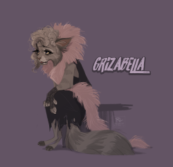 ritwells:test designs for fun of cats’ musical characters grizabella and rum tum tugger :^)