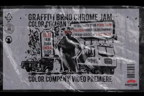 COLOR COMPANY GRAFFITI VIDEO PREMIERE &amp; GRAFFITI BRNO CHROME JAM SOBOTA 16. 11. 2019! (Link 